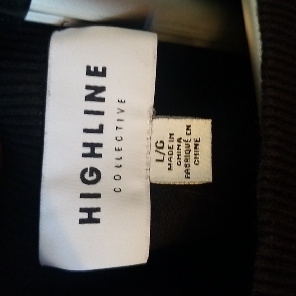 10/$10    Highline Navy Blue Sweater L - Picture 4 of 6